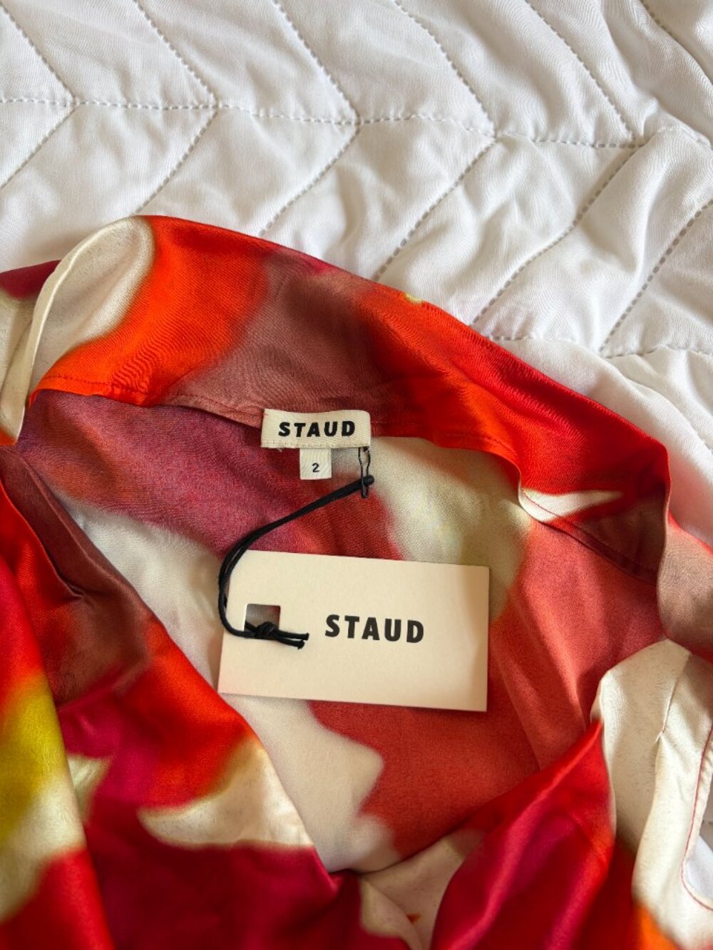 Staud Phare Abstract Print Dress - Picture 3 of 3